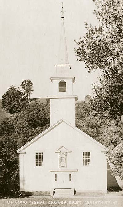 East Corinth Congregational Church, VT-old photo